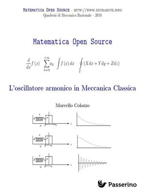 cover image of L'oscillatore armonico in meccanica classica
